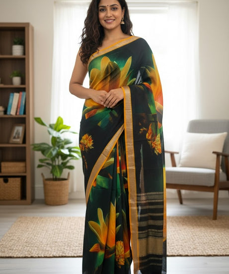 Pure Mangalgiri  Silk