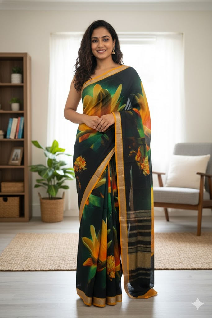Pure Mangalgiri  Silk