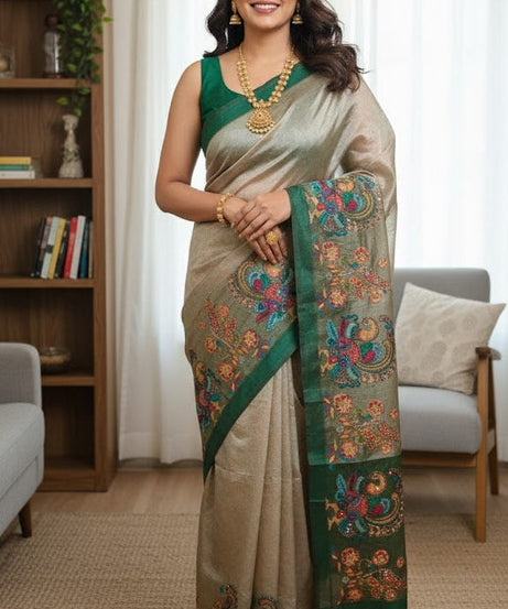 Kalamkari-Style Print