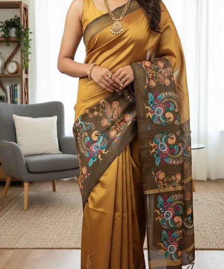 Kalamkari-Style Print