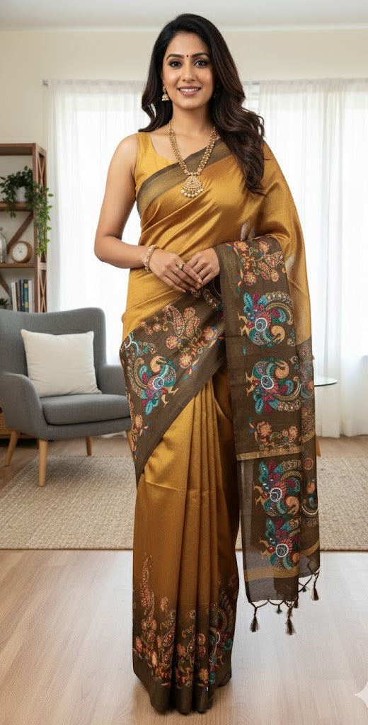 Kalamkari-Style Print